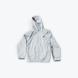 Hurley Kids Medium Silver Grey windbreaker